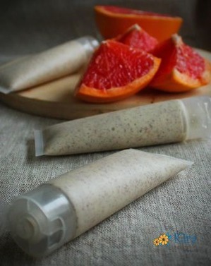 Kiranaturelle / скраб для лица Абрикос и грейпфрут