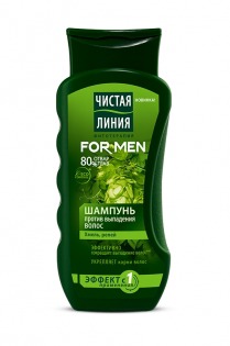 "Чистая линия" / Шампунь для мужчин против выпадения волос