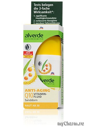 Alverde /   Anti-aging vitamin fluid Q10 Sanddorn