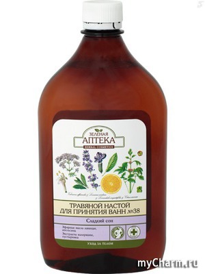 "Зеленая аптека" / Травяной настой для принятия ванн № 38