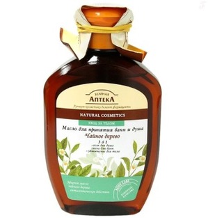 "Зеленая аптека" / Масло для ванны Масло для принятия ванн и душа Чайное дерево