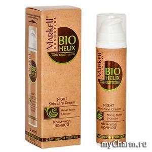 Markell / -  Bio Helix Night Skin care Cream with Snail Mucin