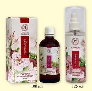 "Ароматика" / Гидролат Aromamagic Вода душистая натуральная косметическая Розовая