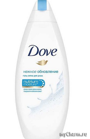 DOVE / Гель-скраб для душа "Нежное обновление"