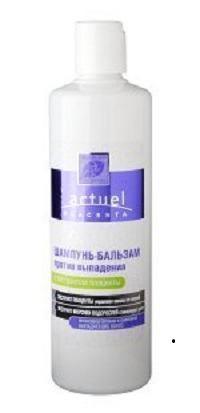 "Эксклюзив Косметик" / Шампунь-бальзам с плацентой против выпадения серия Actuel placenta