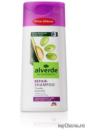 Alverde /    Repair-Shampoo Traube Avocado
