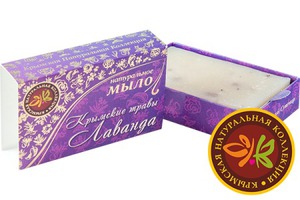 "Крымская Натуральная Коллекция" / Мыло "Крымские травы. Лаванда"