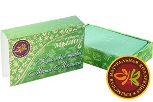 "Крымская Натуральная Коллекция" / Мыло "Крымские травы. Мята-Мелисса"