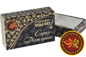 "Крымская Натуральная Коллекция" / Натуральное мыло "Серно-Дегтярное"