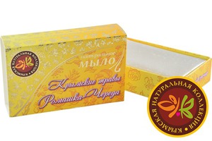 "Крымская Натуральная Коллекция" / Натуральное мыло Крымские травы "Ромашка-Череда"