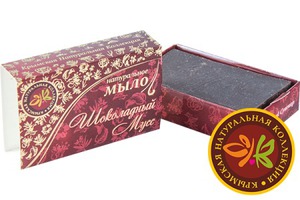"Крымская Натуральная Коллекция" / Натуральное мыло "Шоколадный Мусс"