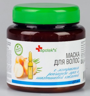 Mirrolla / Маска для волос с экстрактом репчатого лука и никотиновой кислотой Apotek's