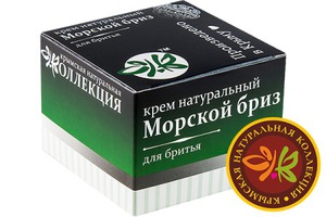 "Крымская Натуральная Коллекция" / Крем для бритья "Морской бриз"