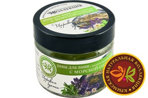 "Крымская Натуральная Коллекция" / Пена для ванн с морской солью "Царская бухта" (с ароматом крымских трав)