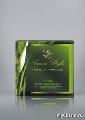 Liv Delano / Крем для лица Green Style Крем восстанавливающий против первых признаков старения