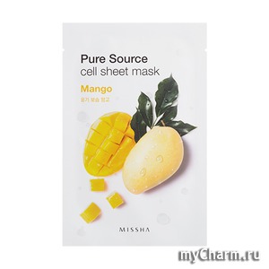 "Missh" /   Pure source cell sheet mask Mango
