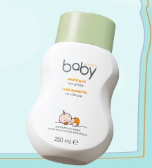 Avon / Смягчающее средство baby soothing oil non-greasy huile apaisante ne colle pas