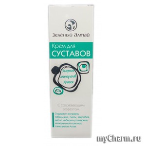 "Зеленый Алтай" / Крем для суставов «с согревающим эффектом»