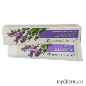 "Зеленый Алтай" / Зубная паста «Шалфей»