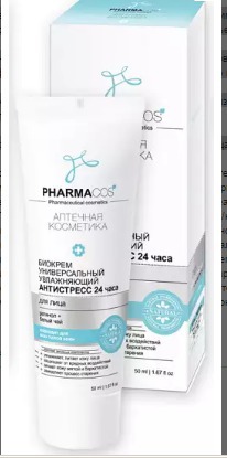 Bielita / Pharmacos Биокрем универсальный увлажняющий Антистресс 24 часа для лица