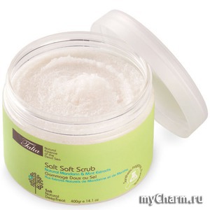 Talia /    Salt Soft Scrub - Natural Mandarin & Mint Extracts