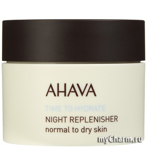 Ahava /    Time to Hydrate Night Replenisher Normal To Dry Skin