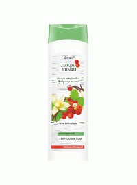 "BIТЭКС" / "Дикие ягоды" Гель для душа Лесная земляника и Амбровая ваниль ультрамягкий на березовом соке