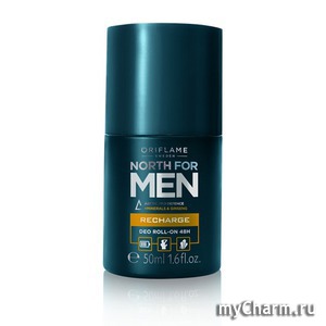 Oriflame / Дезодорант-антиперспирант Recharge Deo Roll-On 48H