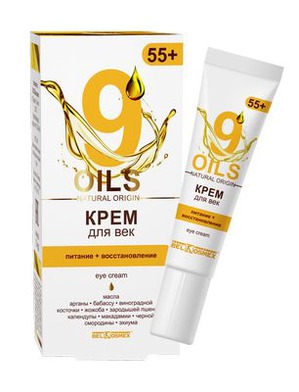 Belkosmex /    Oils natural origin eye cream 55+