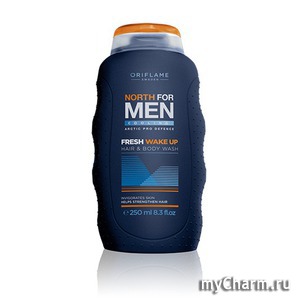 Oriflame /      North For Men Fresh Wake Up Hair & Body Wash