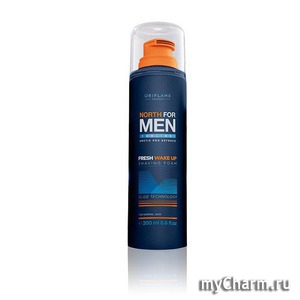 Oriflame / Пена для бритья North For Men Fresh Wake Up Shaving Foam