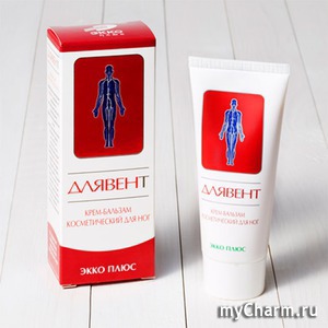 "Экко плюс" / Крем-бальзам косметический для ног "Длявент"