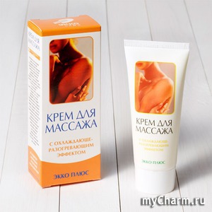 "Экко плюс" / Крем для массажа с охлаждающе-разогревающим эффектом