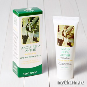 "Экко плюс" / Гель для лица и тела "Алоэ вера актив"