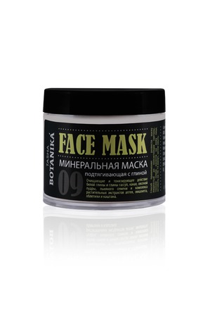 Tasha / Маска для лица Face Mask 09 минеральная маска подтягивающая с глиной серия Botanika
