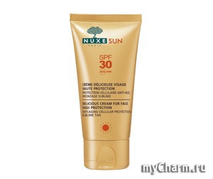 Nuxe /    Sun Creme Delicieuse Visage Haute Protection SPF 30