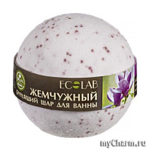 Ecolab / Жемчужный Бурлящий шар для ванны "Магнолия и иланг-иланг"