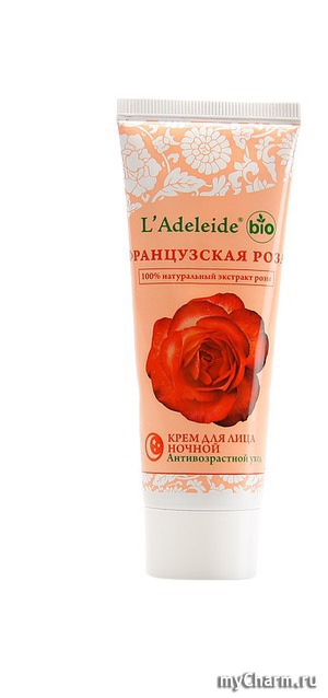 L'Adeleide / Французская роза Крем для лица ночной Антивозрастной уход