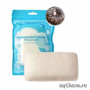 Clarette / Конжаковый спонж натуральный для тела