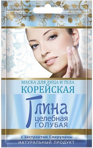 "Артколор" / Маска для лица и тела корейская глина голубая с экстрактом спирулины