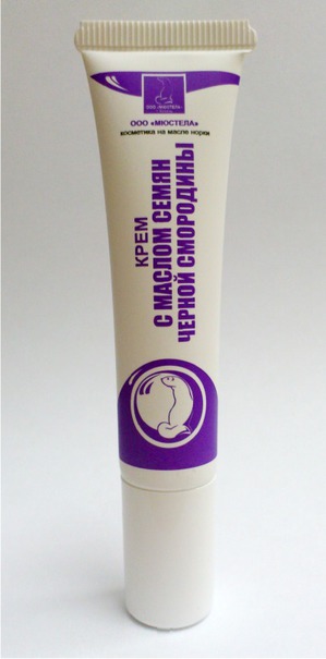 "Мюстела" / Крем для кожи вокруг глаз Крем с маслом семян черной смородины