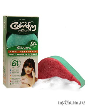 Comfy /    Anti-Cellulite Body Wash in Sponge