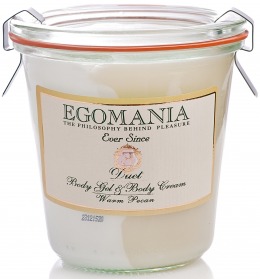 EGOMANIA /      body gel and body cream warm pecan