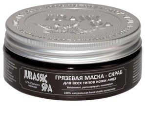 Jurassic Spa / Грязевая маска-скраб для лица для всех типов кожи