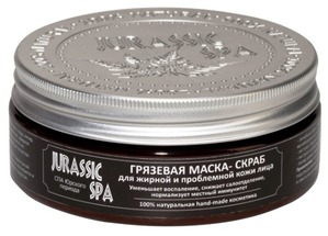 Jurassic Spa / Маска-скраб для лица для жирной и проблемной кожи