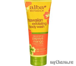 ALBA Botanica /  -   Papaya Mango Exfoliating Body Wash