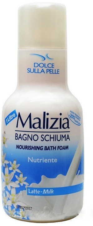 Malizia /      Bagno Schiuma nourishing bath foam nutriente Latte-Milk