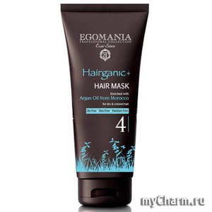 EGOMANIA / Маска для волос Professional Hairganic + Nair Mask