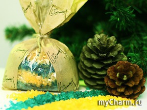 L'Cosmetics / Морская соль мертвого моря "Пихта и можевельник" с пеной