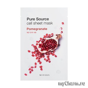 "Missh�" / ����� ��� ���� Missha Pure Source Cell Sheet Mask (Pomegranate)